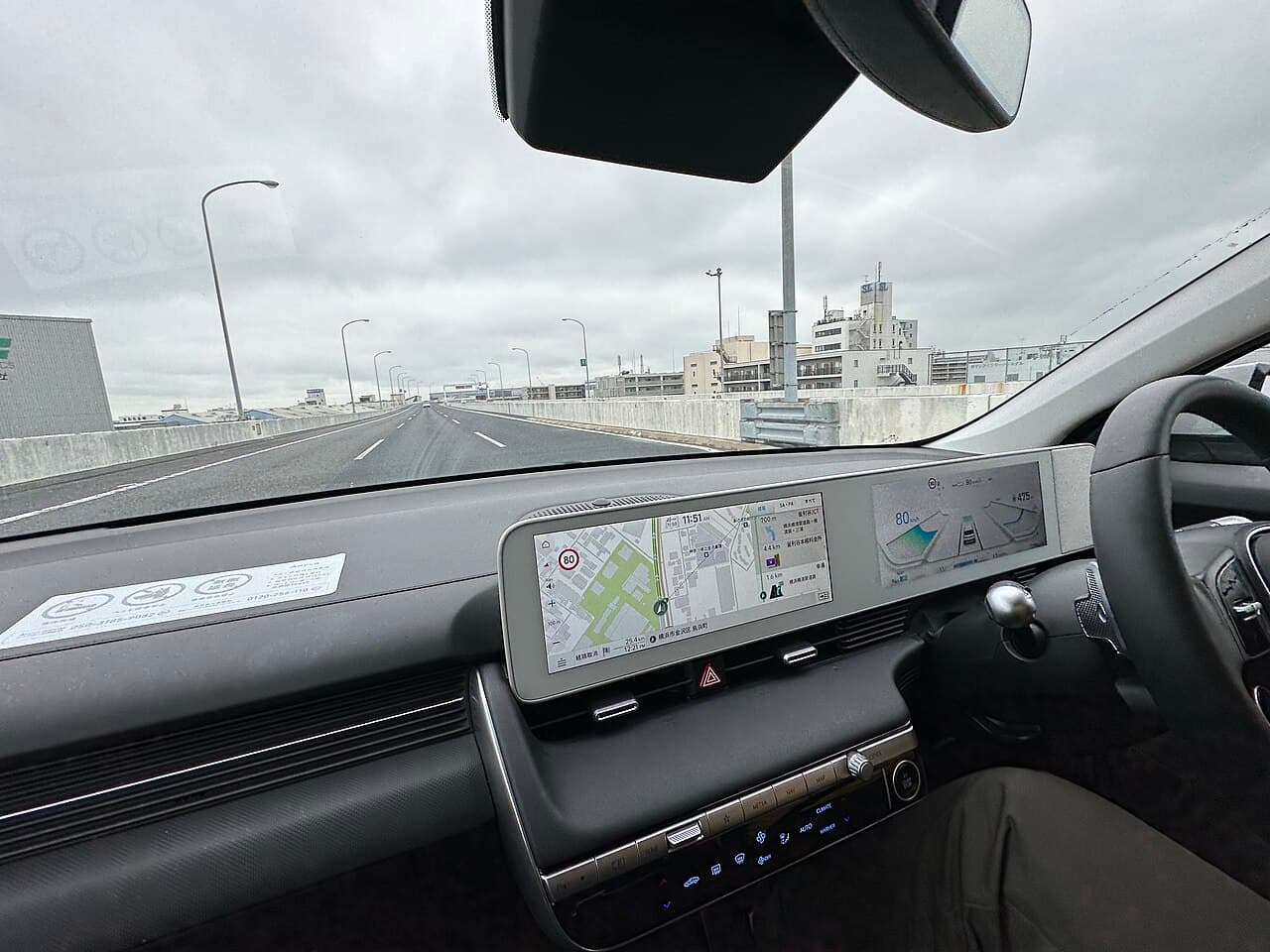 Hyundai IONIQ 5 dashboard and front cabin