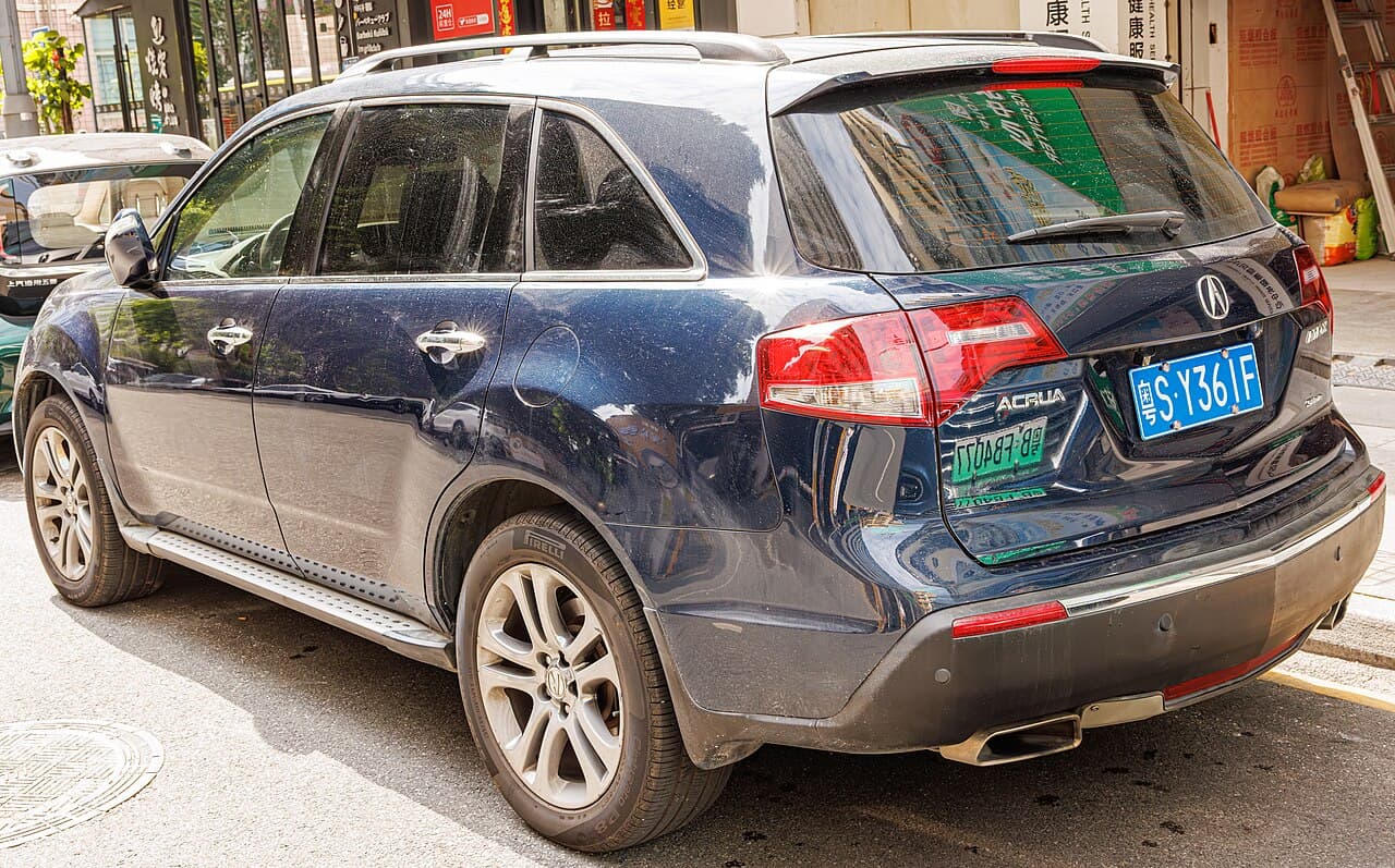 Acura MDX model reference